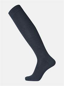 Egtved knælang Twin sock uld/bomuld mørkeblå